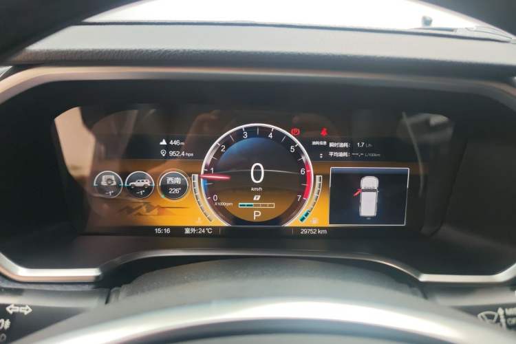 Used BAIC Off-Road BJ40 2023 2.0T Automatic Four-Wheel Drive Ring of the Tower Champion Edition Instrument Cluster