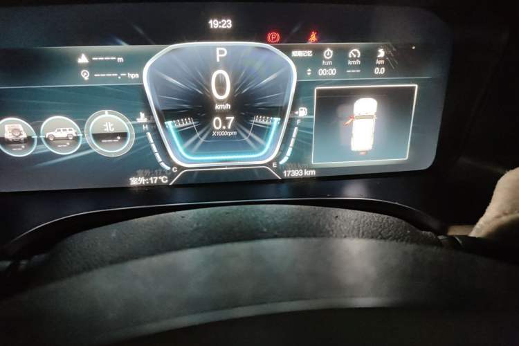 Used BAIC Off-Road BJ40 2023 2.0T Automatic Four-Wheel Drive Ring of the Tower Champion Edition Odometer Close Up