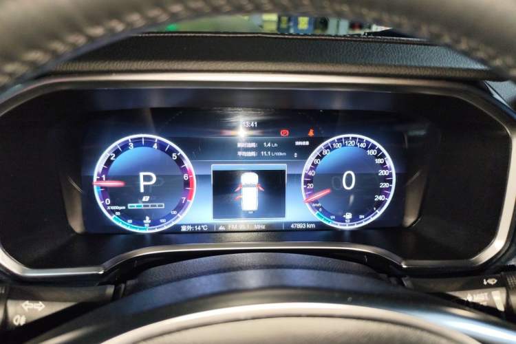 Used BAIC Off-Road BJ40 2023 2.0T Automatic Four-Wheel Drive Urban Hunter Edition Chivalrous Type Instrument Cluster