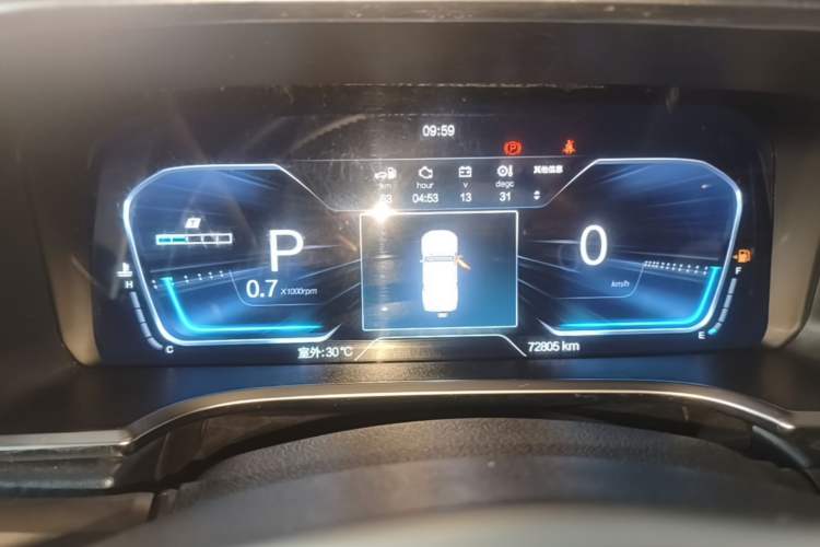 Used BAIC Off-Road BJ40 2023 2.0D Automatic Four-Wheel Drive Blade Hero Edition Adventurer Type Instrument Cluster