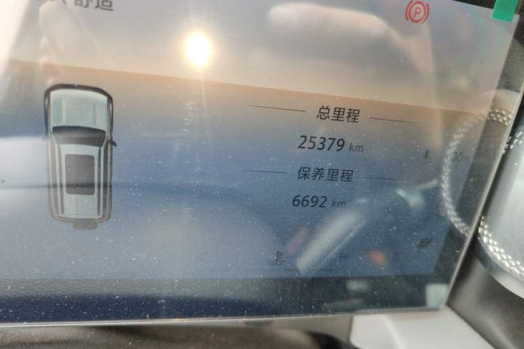 Used BAIC Off-Road BJ40 2024 2.0T All-New Urban Hunter Edition Chivalrous Style Odometer Close Up
