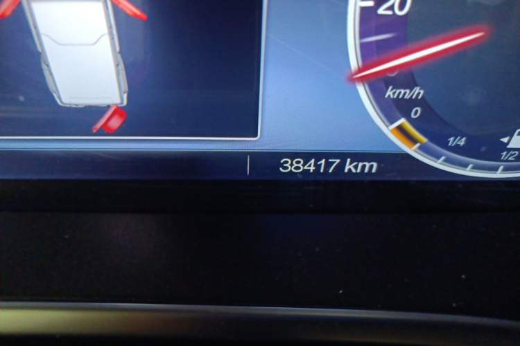 Used BAIC Off-Road BJ40 2024 2.0T Urban Hunter Honor Edition Odometer Close Up