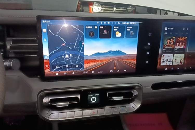 Used BAIC Off-Road BJ40 2024 2.0T All-New Urban Hunter Edition Ultimate Version Audio And AC Panel