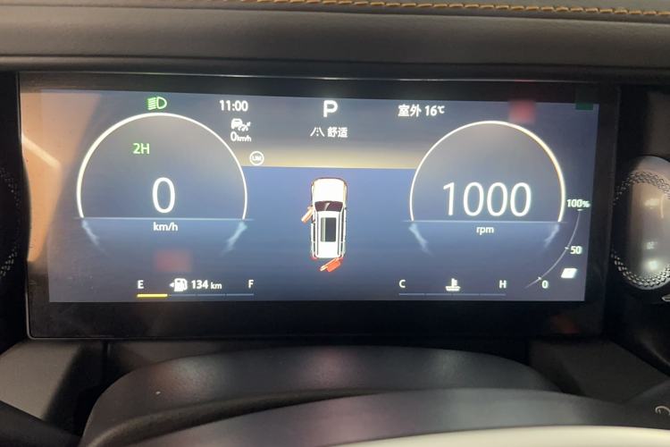 Used BAIC Off-Road BJ40 2024 2.0T All-New Urban Hunter Edition Ultimate Version Instrument Cluster