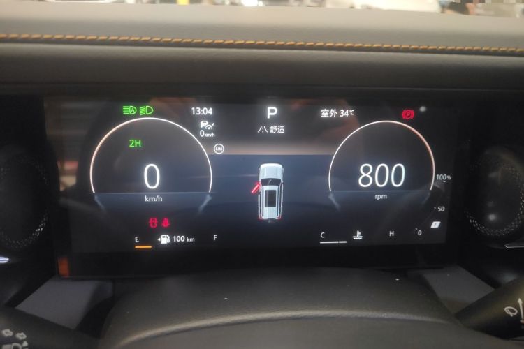 Used BAIC Off-Road BJ40 2024 2.0T All-New Urban Hunter Edition Chivalrous Style Instrument Cluster