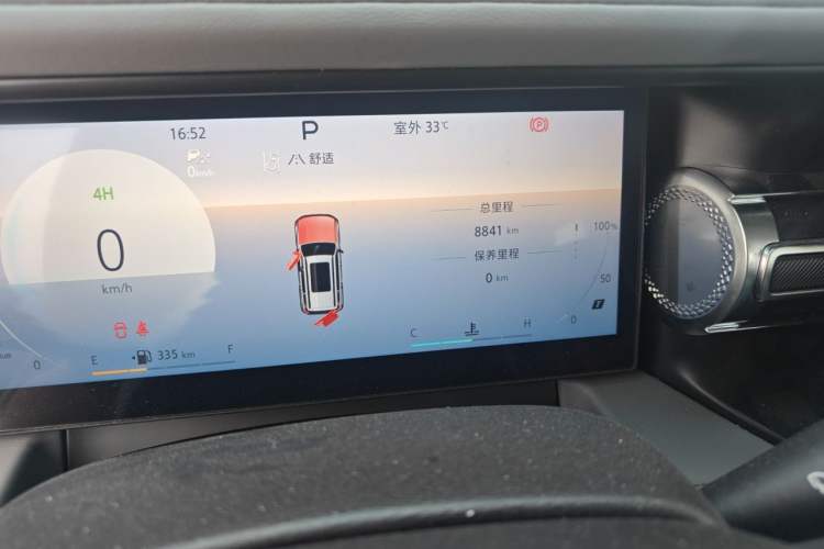 Used BAIC Off-Road BJ40 2026 2.0D Giant Screen Diesel Version Odometer Close Up