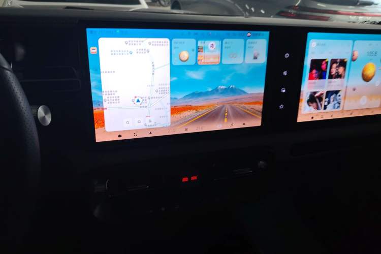 Used BAIC Off-Road BJ40 Electric Drive 2025 Advanced Edition Audio And AC Panel