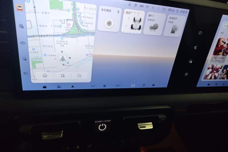 Used BAIC Off-Road BJ40 Electric Drive 2025 Advanced Edition Audio And AC Panel