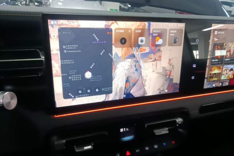 Used BAIC Off-Road BJ40 Electric Drive 2025 Standard Edition Audio And AC Panel
