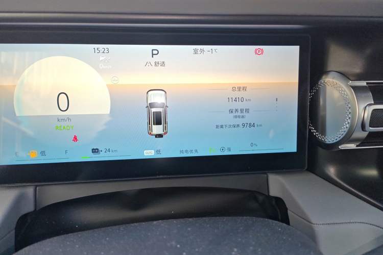 Used BAIC Off-Road BJ40 Electric Drive 2025 Advanced Edition Odometer Close Up