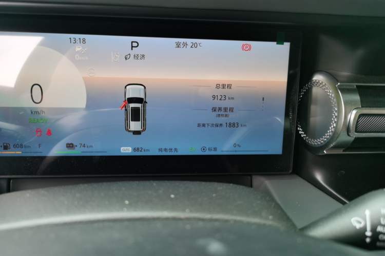 Used BAIC Off-Road BJ40 Electric Drive 2025 Standard Edition Odometer Close Up
