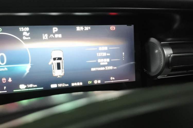 Used BAIC Off-Road BJ40 Electric Drive 2025 Advanced Edition Odometer Close Up