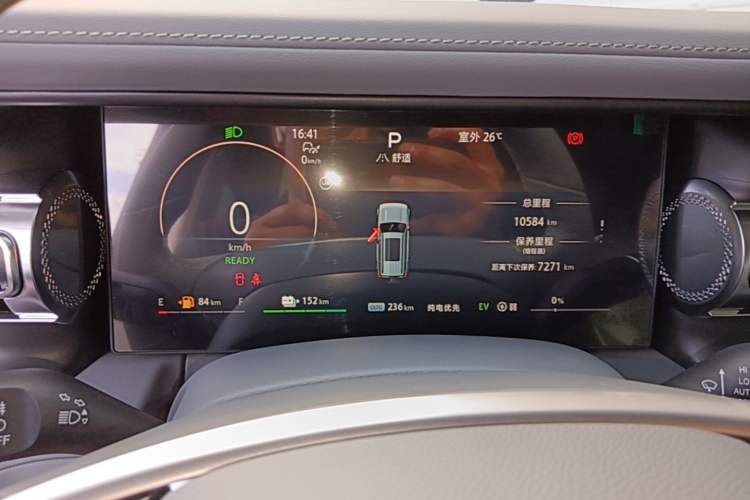 Used BAIC Off-Road BJ40 Electric Drive 2025 Advanced Edition Instrument Cluster
