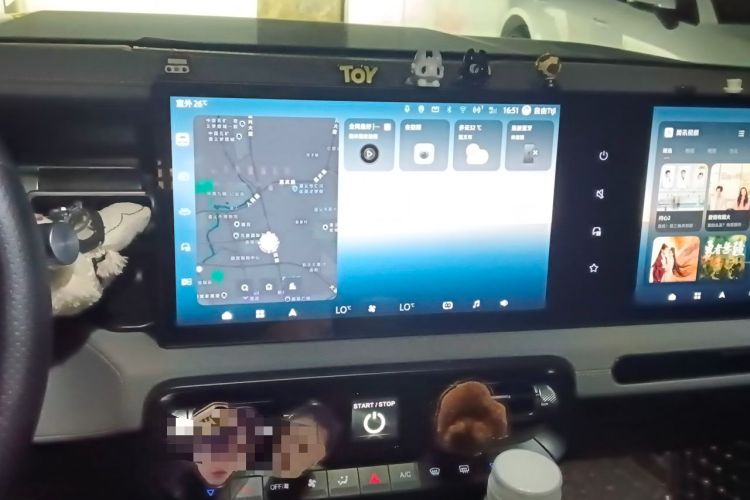 Used BAIC Off-Road BJ40 Electric Drive 2025 Standard Edition Audio And AC Panel