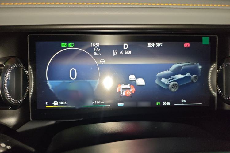 Used BAIC Off-Road BJ40 Electric Drive 2025 Advanced Edition Instrument Cluster