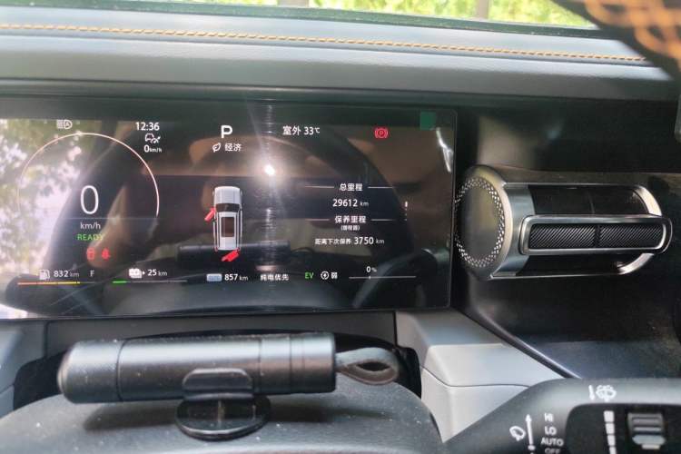 Used BAIC Off-Road BJ40 Electric Drive 2025 Advanced Edition Odometer Close Up