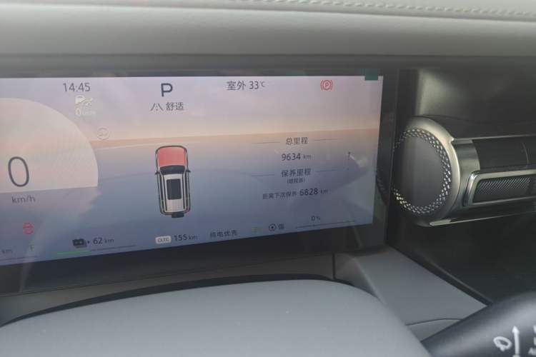 Used BAIC Off-Road BJ40 Electric Drive 2025 Standard Edition Odometer Close Up
