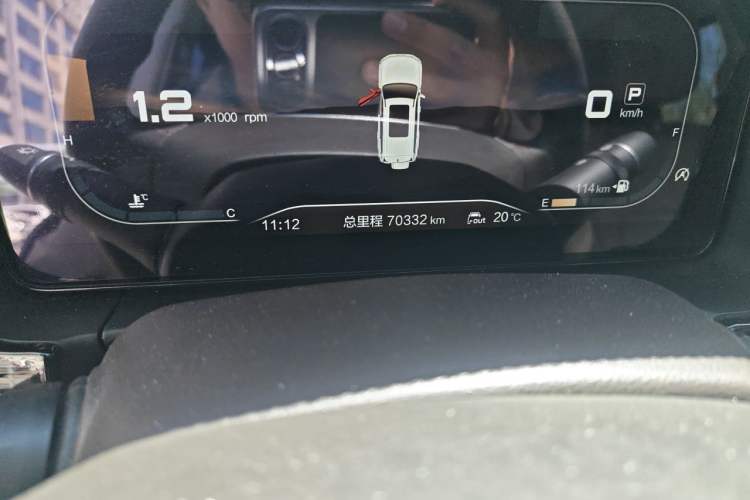 Used BAIC Off-Road BJ60 2022 2.0T Weekend Edition Five-Seater Odometer Close Up