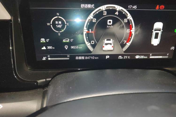 Used BAIC Off-Road BJ60 2022 2.0T Version 11 Five Seats Odometer Close Up