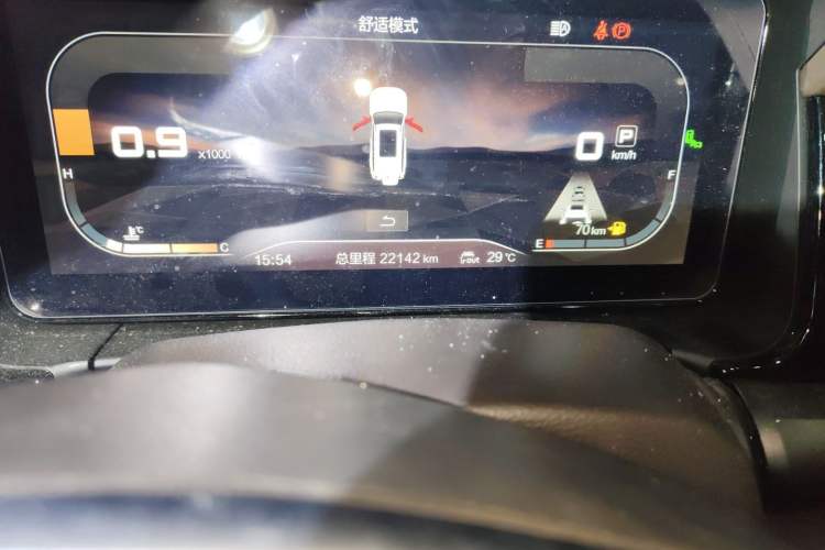 Used BAIC Off-Road BJ60 2022 2.0T Version 11 Five Seats Odometer Close Up