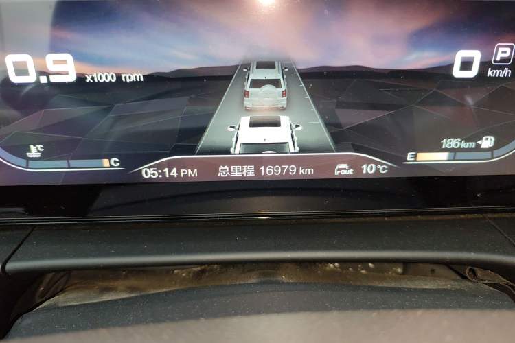 Used BAIC Off-Road BJ60 2022 2.0T Version 11 Seven Seats Odometer Close Up