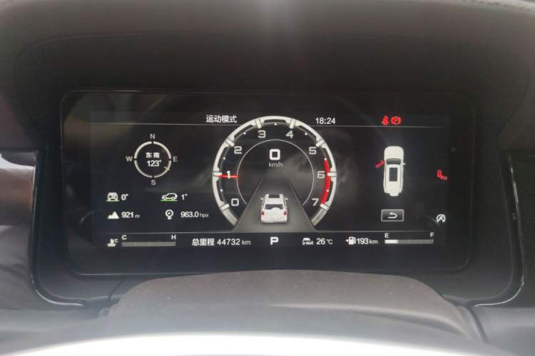 Used BAIC Off-Road BJ60 2022 2.0T Version 11 Five Seats Odometer Close Up