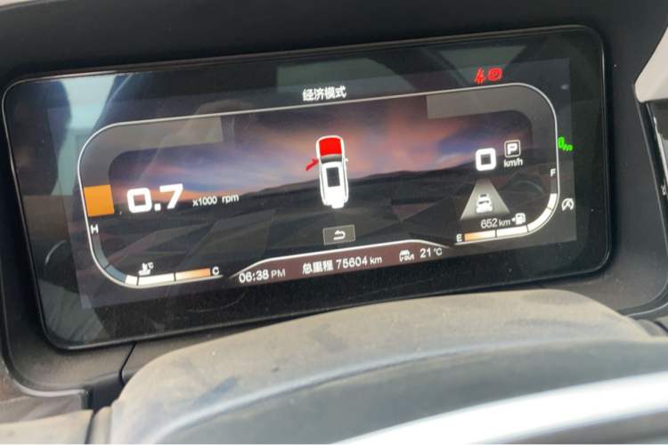 Used BAIC Off-Road BJ60 2022 2.0T Version 11 Five Seats Odometer Close Up