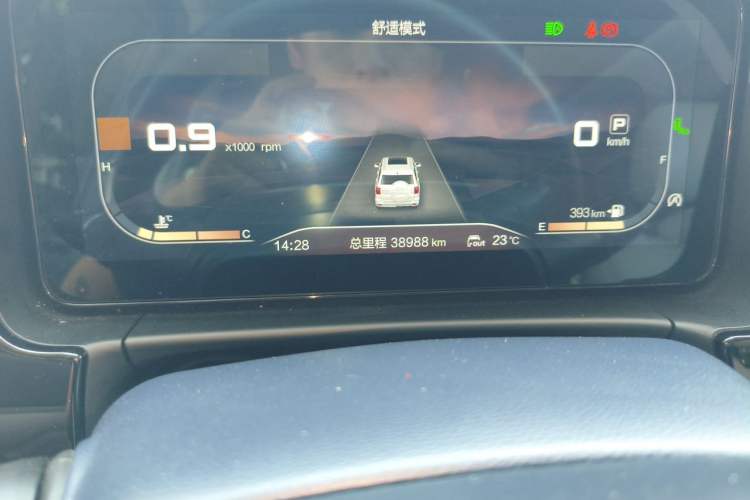 Used BAIC Off-Road BJ60 2022 2.0T Version 11 Five Seats Odometer Close Up