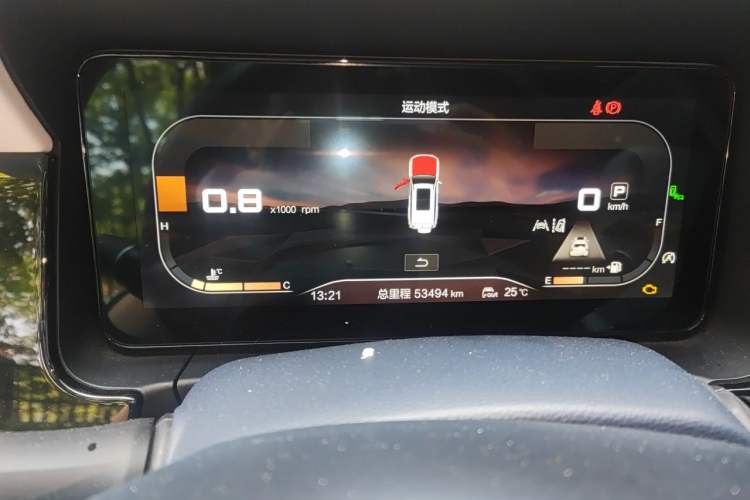 Used BAIC Off-Road BJ60 2022 2.0T Version 11 Five Seats Odometer Close Up