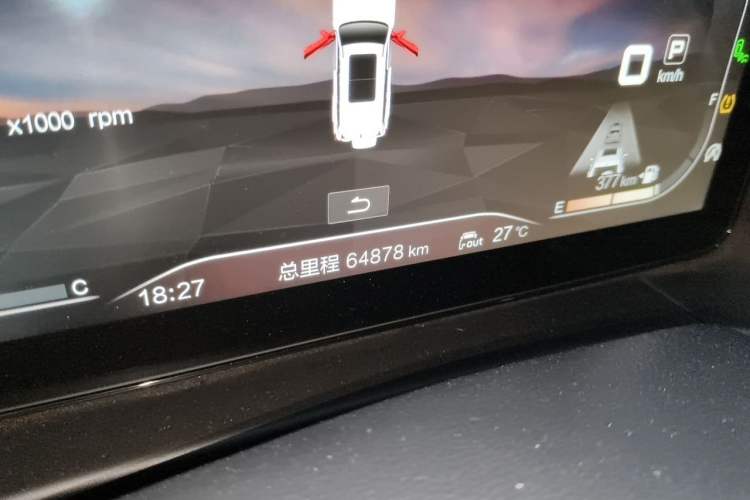 Used BAIC Off-Road BJ60 2022 2.0T May Day Edition Seven Seats Odometer Close Up