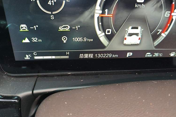 Used BAIC Off-Road BJ60 2022 2.0T Version 11 Five Seats Odometer Close Up