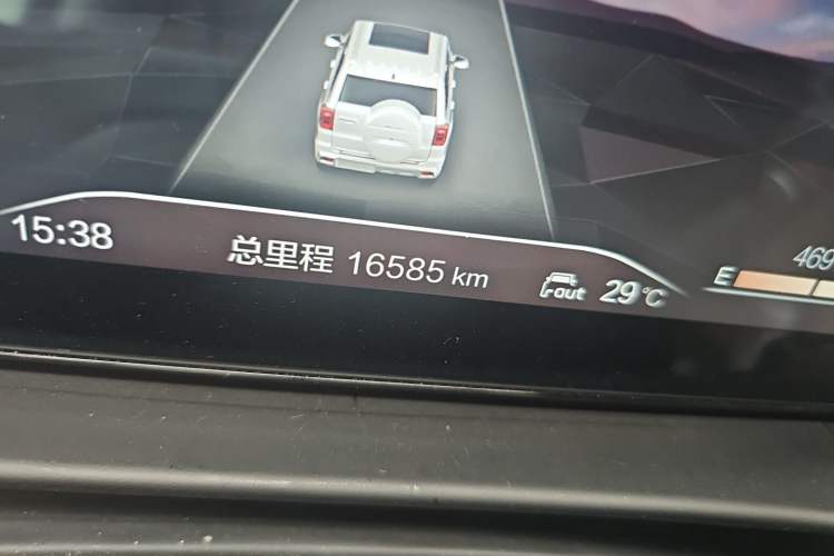 Used BAIC Off-Road BJ60 2022 2.0T Version 11 Five Seats Odometer Close Up