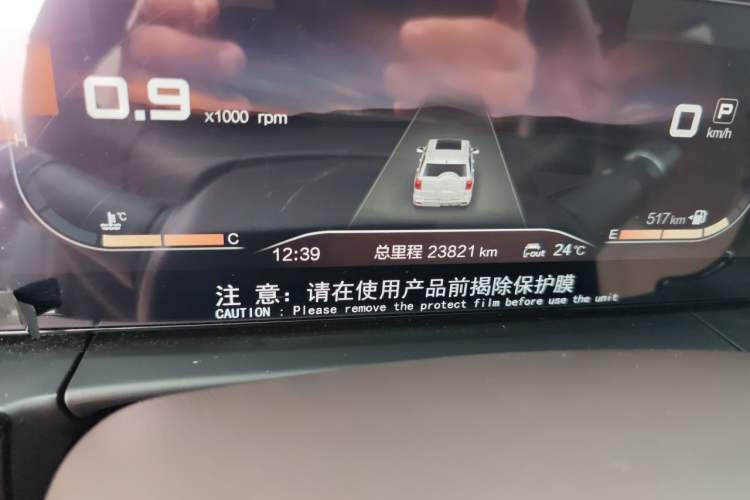 Used BAIC Off-Road BJ60 2022 2.0T Version 11 Five Seats Odometer Close Up