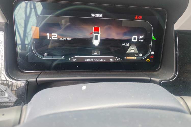 Used BAIC Off-Road BJ60 2022 2.0T Version 11 Five Seats Odometer Close Up