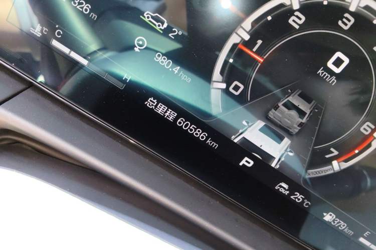 Used BAIC Off-Road BJ60 2022 2.0T Version 11 Five Seats Odometer Close Up