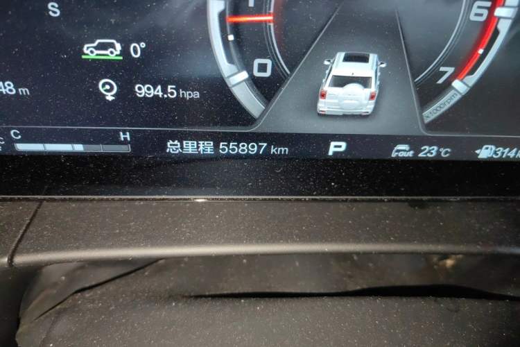Used BAIC Off-Road BJ60 2022 2.0T Version 11 Five Seats Odometer Close Up