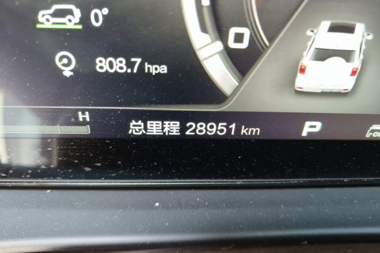 Used BAIC Off-Road BJ60 2022 2.0T Version 11 Five Seats Odometer Close Up