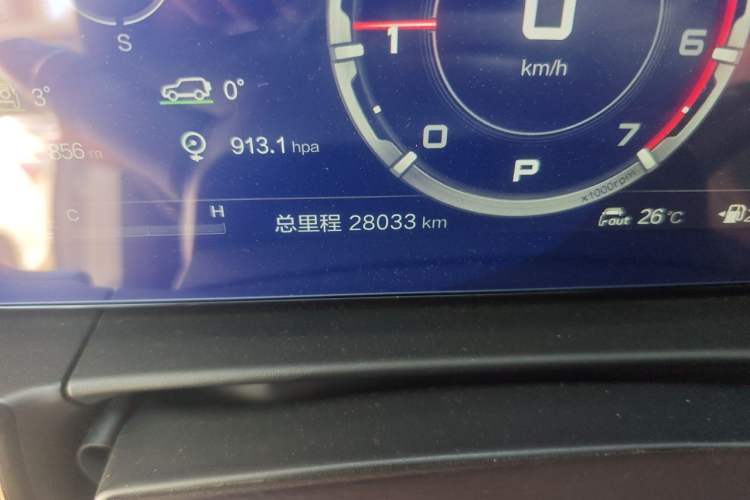 Used BAIC Off-Road BJ60 2022 2.0T May Day Edition Seven Seats Odometer Close Up