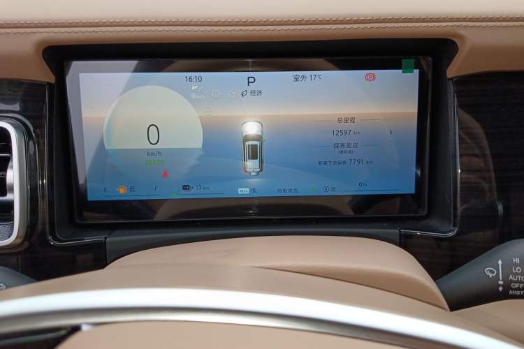 Used BAIC Off-Road BJ60 Leiting 2024 Magic Electric Drive Advanced Version 7 Seats Instrument Cluster
