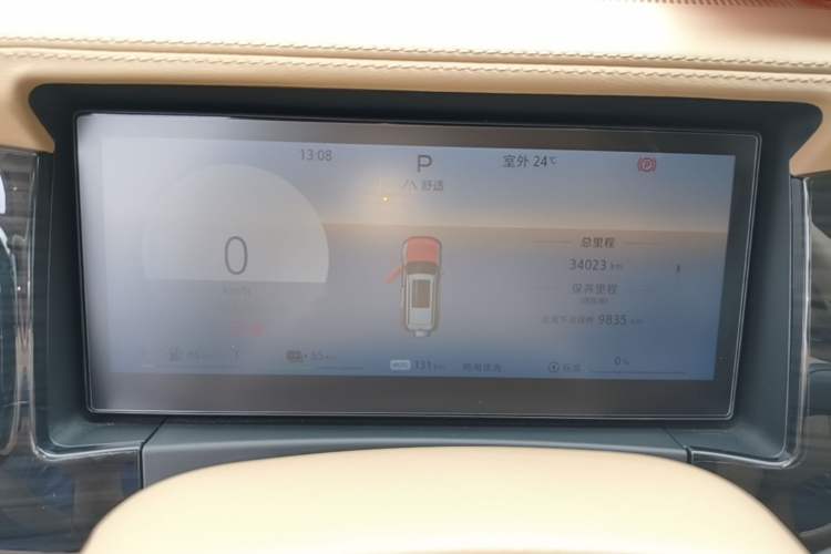 Used BAIC Off-Road BJ60 Leiting 2024 Magic Electric Drive Advanced Version 5 Seats Instrument Cluster