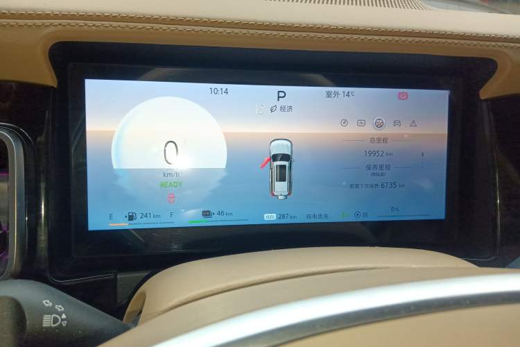Used BAIC Off-Road BJ60 Leiting 2024 Magic Electric Drive Advanced Version 7 Seats Instrument Cluster