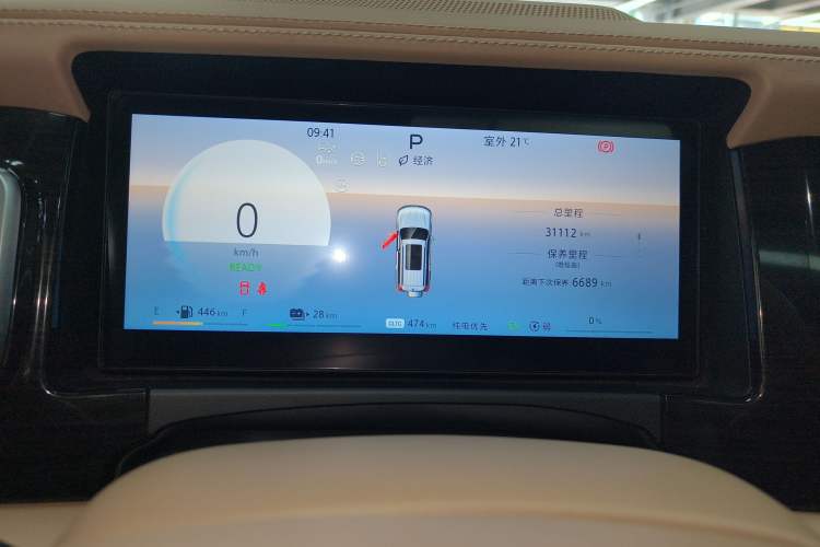 Used BAIC Off-Road BJ60 Leiting 2024 Magic Electric Drive Advanced Version 5 Seats Instrument Cluster