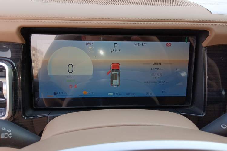 Used BAIC Off-Road BJ60 Leiting 2024 Magic Electric Drive Advanced Version 7 Seats Instrument Cluster