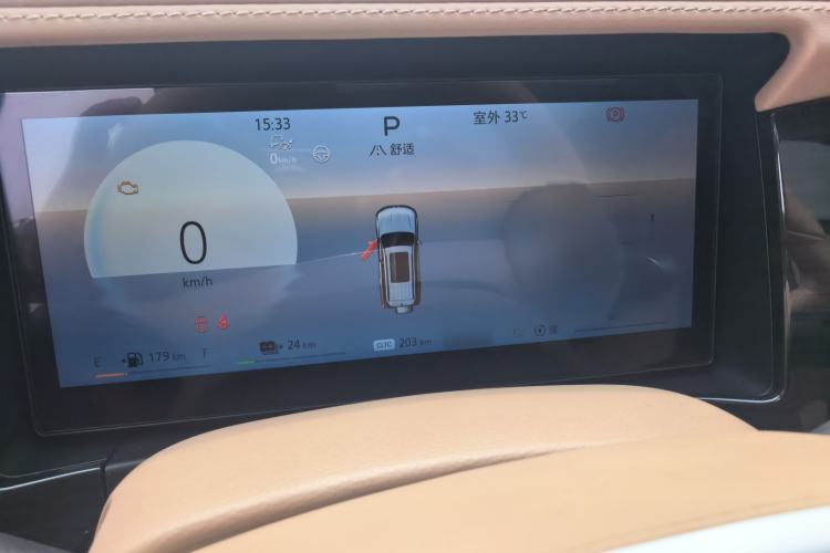 Used BAIC Off-Road BJ60 Leiting 2024 Magic Electric Drive Advanced Version 5 Seats Instrument Cluster