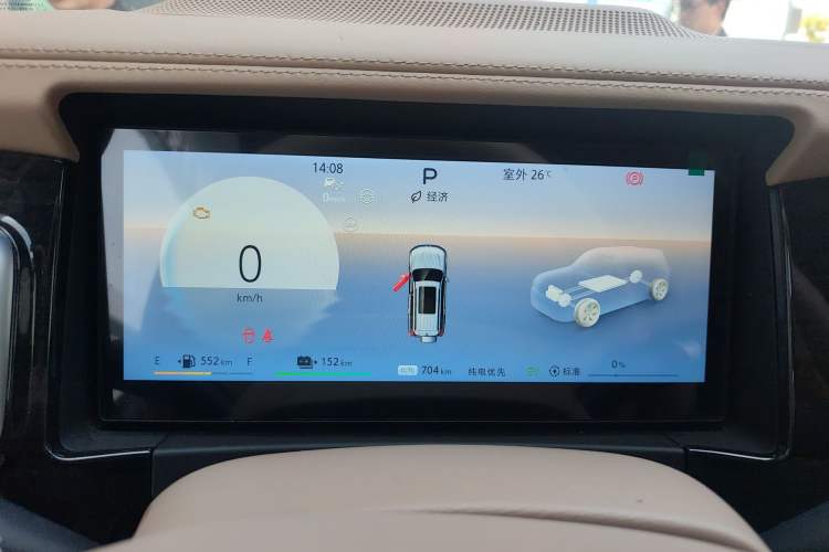 Used BAIC Off-Road BJ60 Leiting 2024 Magic Electric Drive Advanced Version 5 Seats Instrument Cluster