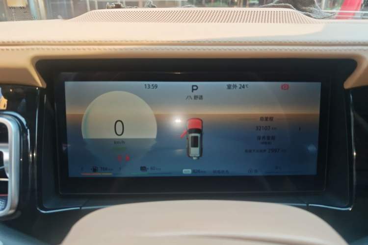 Used BAIC Off-Road BJ60 Leiting 2024 Magic Electric Drive Advanced Version 5 Seats Instrument Cluster