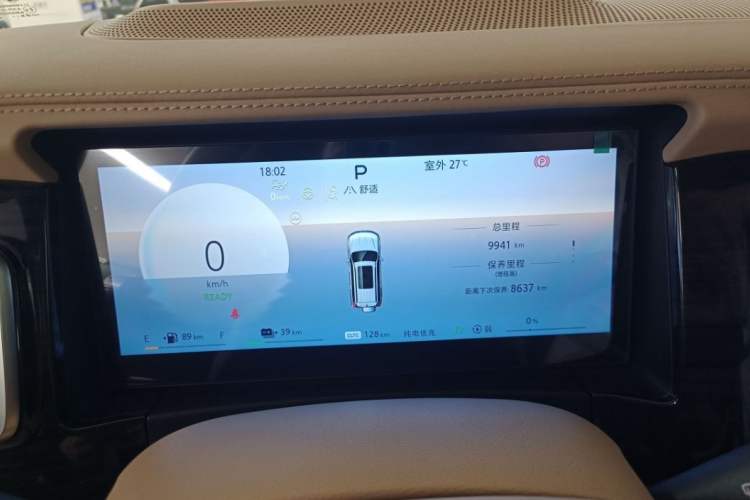 Used BAIC Off-Road BJ60 Leiting 2024 Magic Electric Drive Advanced Version 5 Seats Odometer Close Up
