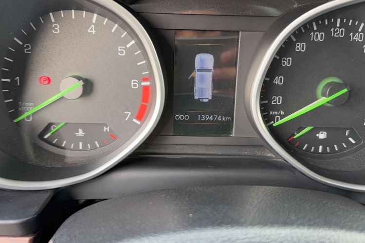 Used BAIC Off-Road BJ80 2018 2.3T Automatic Premium Version China V Emission Standard Odometer Close Up
