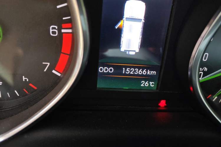 Used BAIC Off-Road BJ80 2016 2.3T Manual Prestige Edition Odometer Close Up
