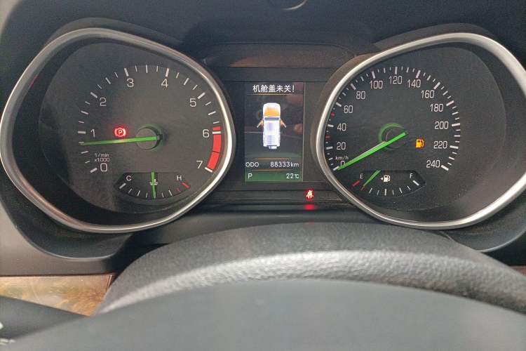 Used BAIC Off-Road BJ80 2016 2.3T Automatic Prestige Edition Odometer Close Up